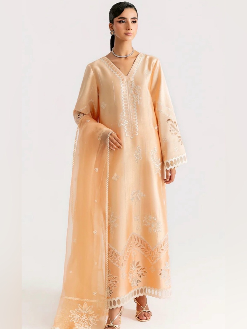Pakistani clothes- Saira Rizwan silk 3 piece